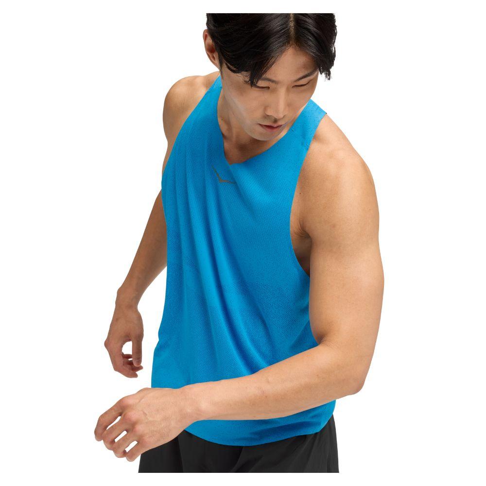 HOKA RACE DAY SINGLET เสื้อกล้ามวิ่งผู้ชาย - Rev Online