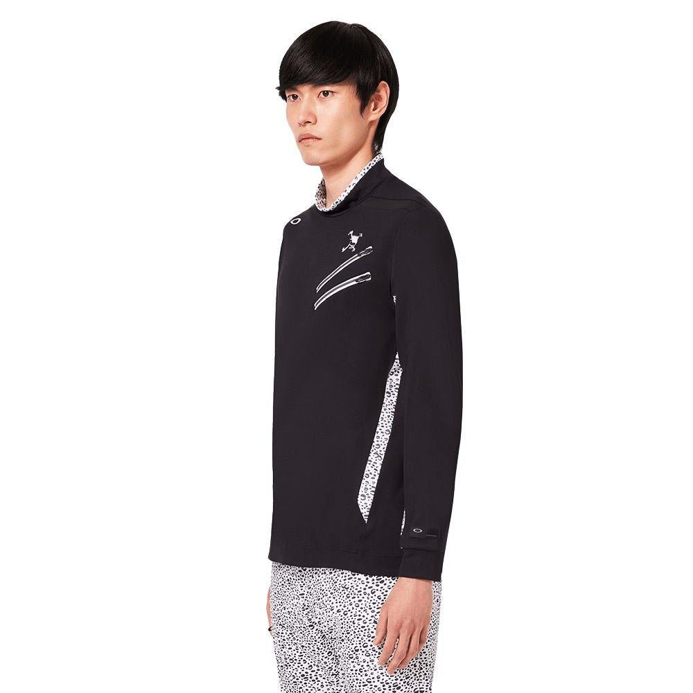 OAKLEY SKULL PLIABLE LS MOCK SHIRT เสื้อโปโลผู้ชาย - Rev Online