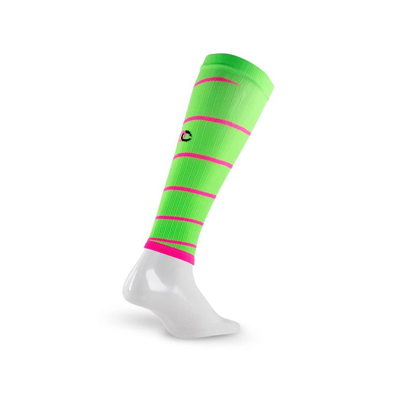 PROCOMPRES - CALF SLEEVES - NEON GREEN SWIRL Unisex - Rev Online