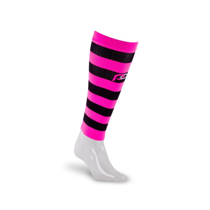 PROCOMPRES - CALF SLEEVES - NEON PINK AND BLACK Unisex - Rev Online