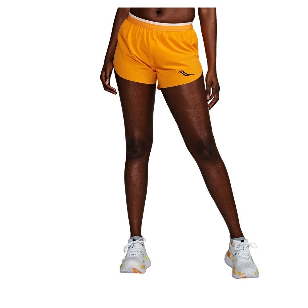 SAUCONY ELITE SPLIT SHORT กางเกงวิ่งขาสั้นผู้หญิง - Rev Online