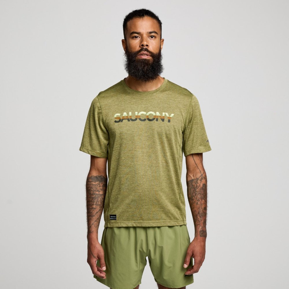 SAUCONY - STOPWATCH GRAPHIC SHORT SLEEVE Men - Rev Online
