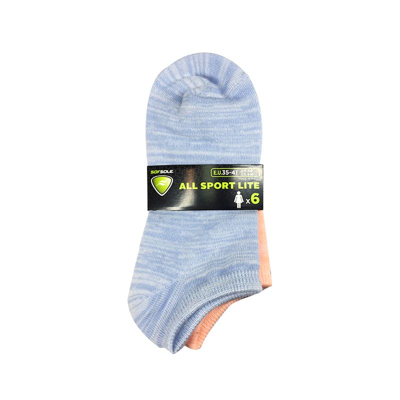 SOFSOLE - ALL SPORT LITE - WOMEN - NO SHOW - 6 PAIRS Women - Rev Online